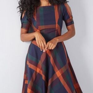Modcloth + Banned Professional "Delights" Plaid Dres